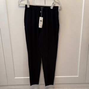 Eileen Fisher Silk Black Ankle Pants